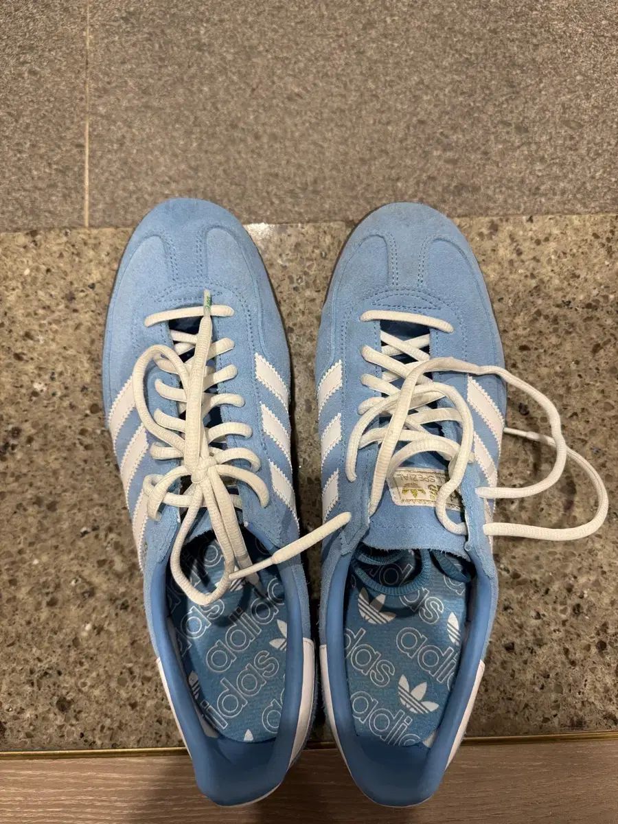 アディダス スペツィアル ハンドボール ライトブルー 280 アメカジ 軽量素材