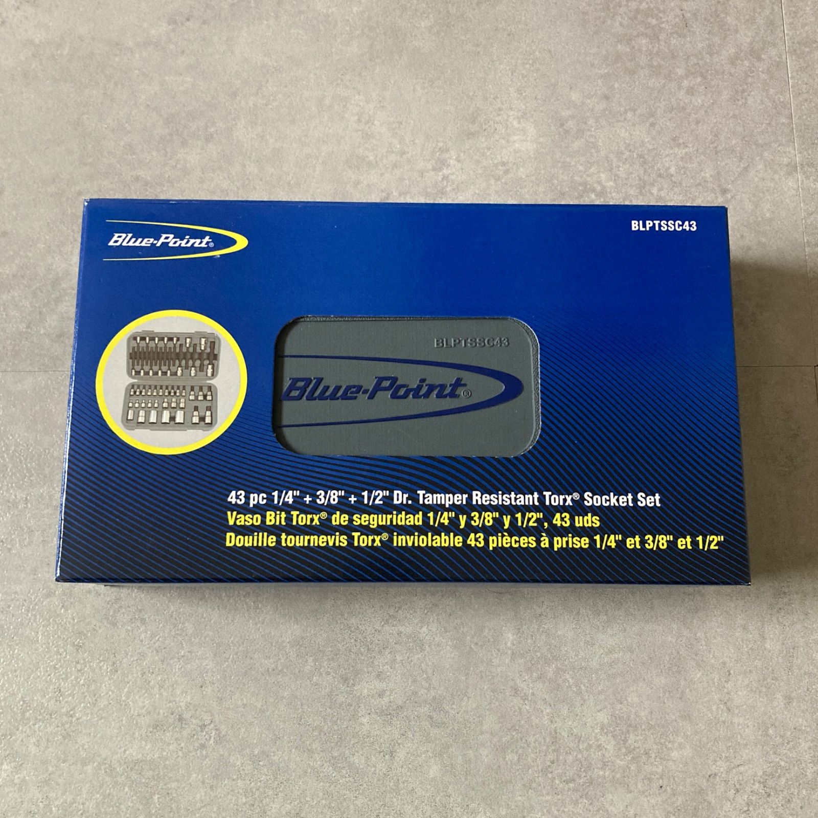 Blue-Point ブルーポイント トルクスビット ソケットセット 43点 1/4 