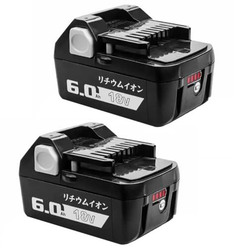 HiKOKI 日立 BSL 1860 バッテリー 互換 18 V 6 0 Ah 大容量 リチウムイオン バッテリパック 充電式工具用 代替 インパクトドライバー 刈払機対応 HR DSL m