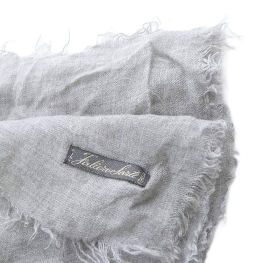 ファリエロサルティ Faliero Sarti カシミヤ混 ストール グレー - メルカリ