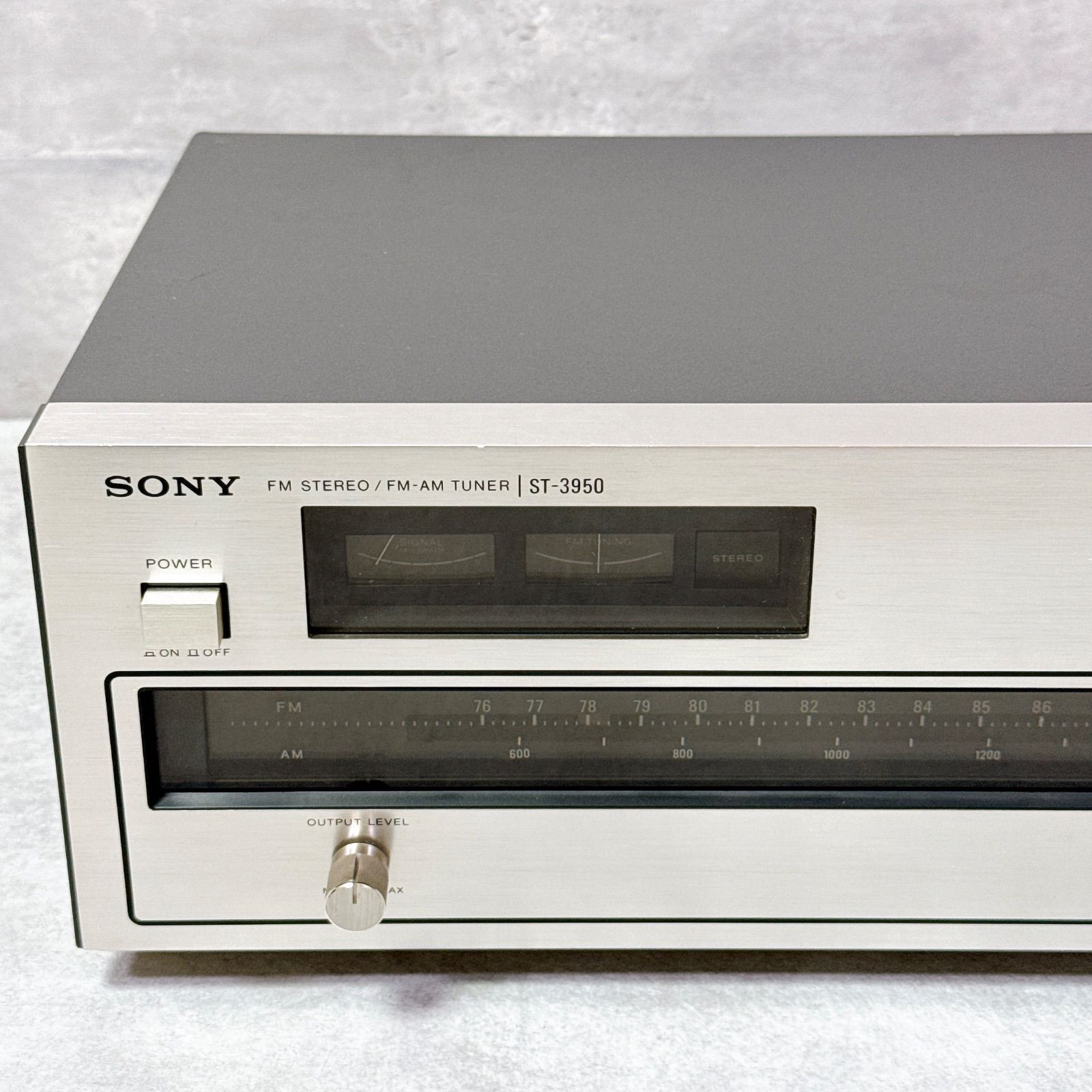 SONY ソニー ST-3950 FM/AMチューナー ラジオ 当時品 動作確認済み