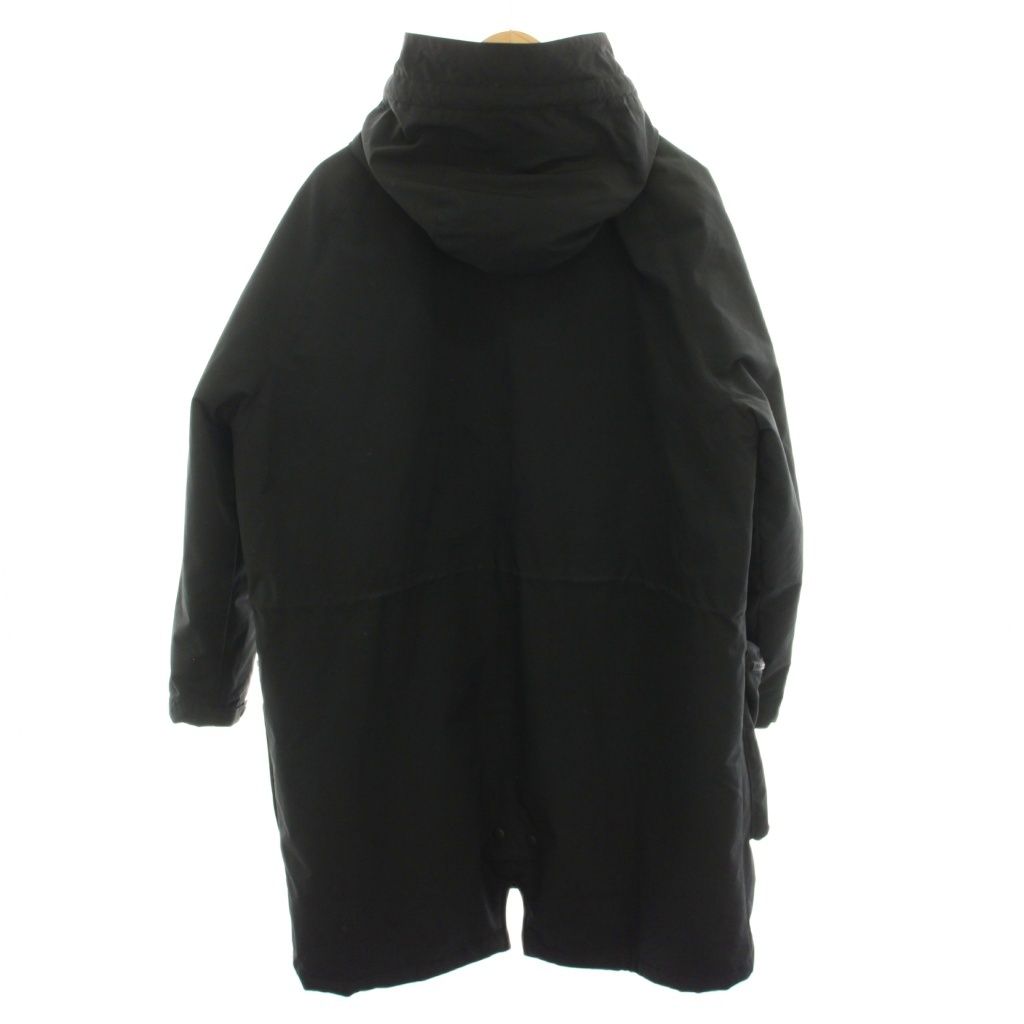 ザラ ZARA モッズコート 中綿コート アウター ロング フード M 黒