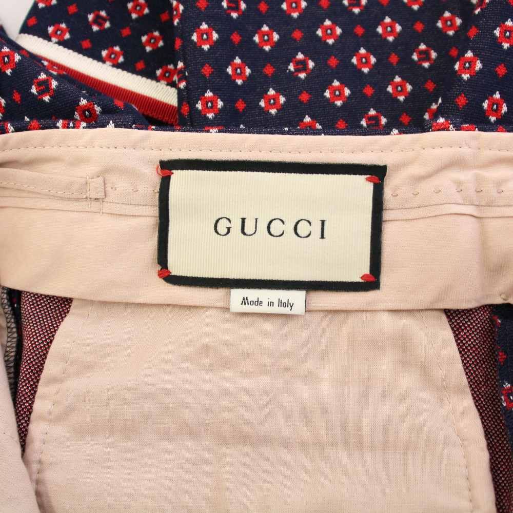 ジオメトリックGパターン総柄フ