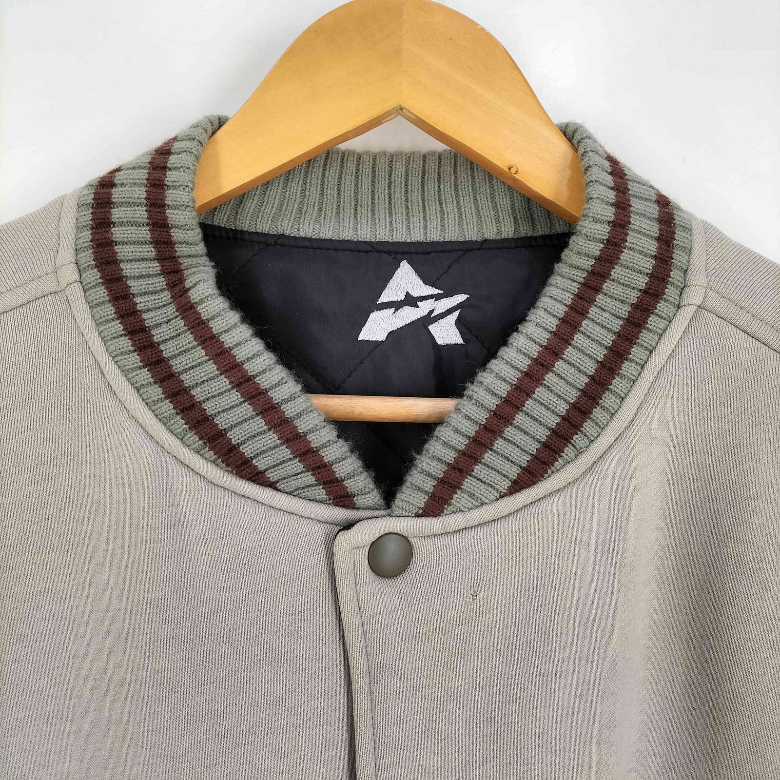 ひー✨90s AVIREX リバーシブルスタジャン キルティング アヴィレックス AVIREX ロゴ刺繍 リバーシブル キルティング