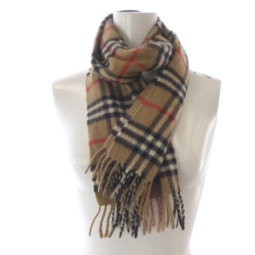 バーバリーズ Burberrys ノバチェック柄 マフラー ストール フリンジ