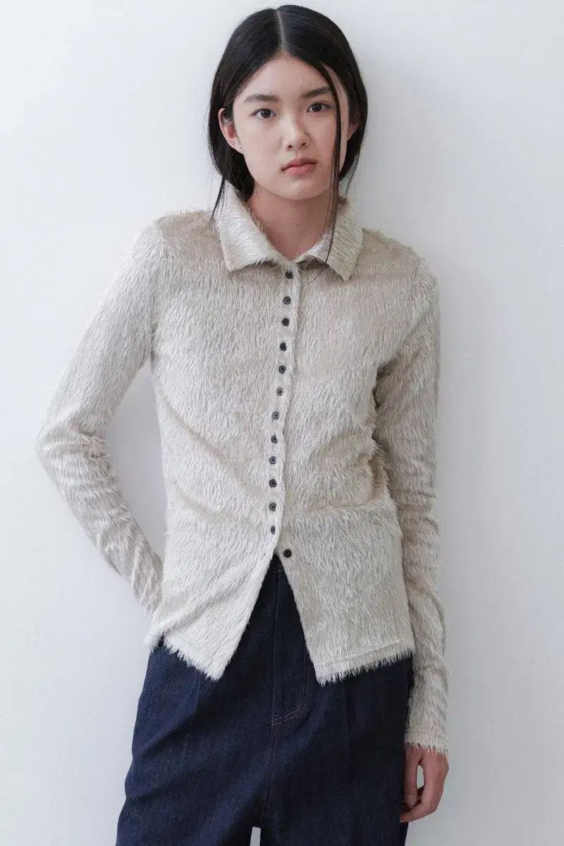 EPINGLER ファー スリム ニット トップス