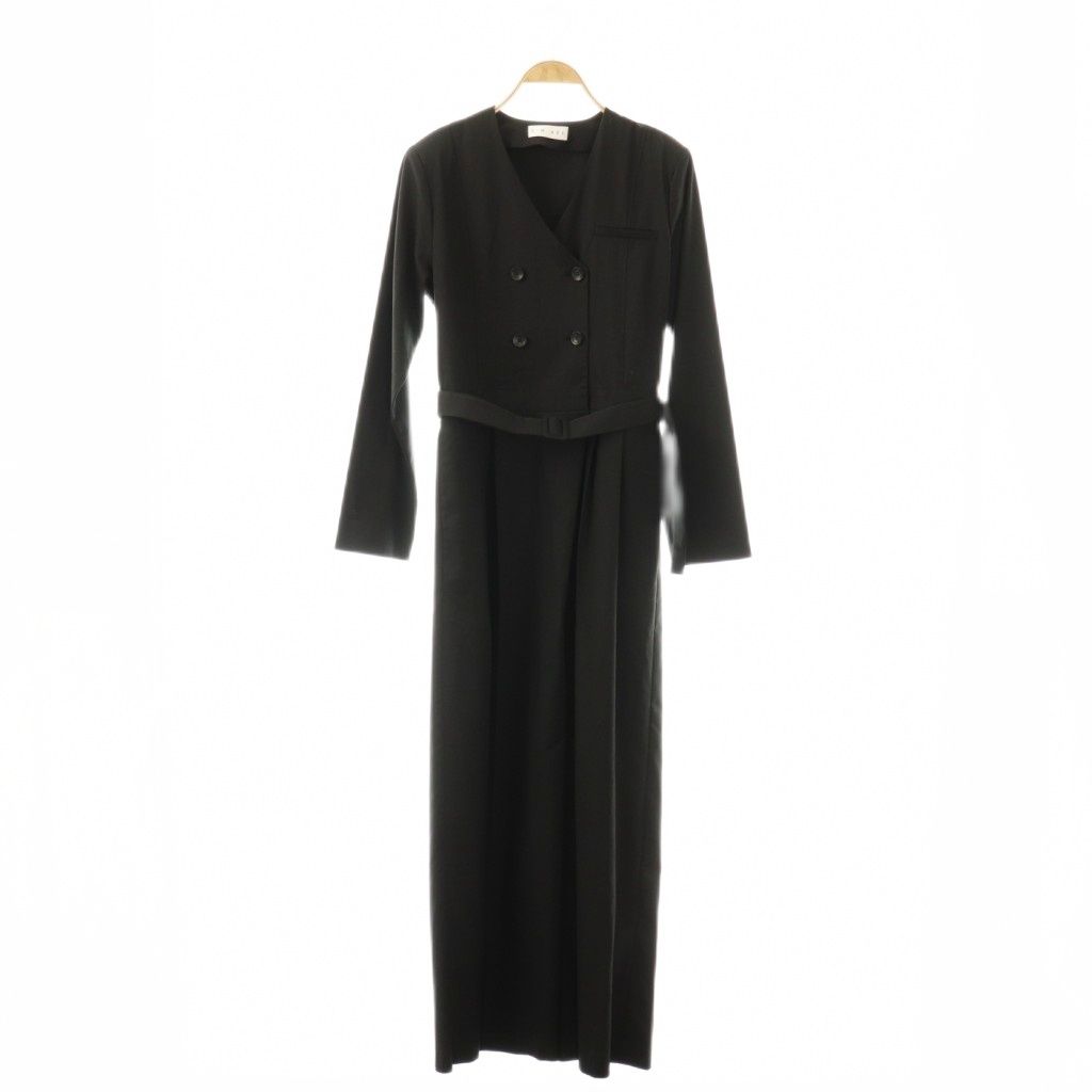 リムアーク rim ark 24 AW Double breasted all in one オールインワン ジャンプスーツ 38 ブラック ES OS