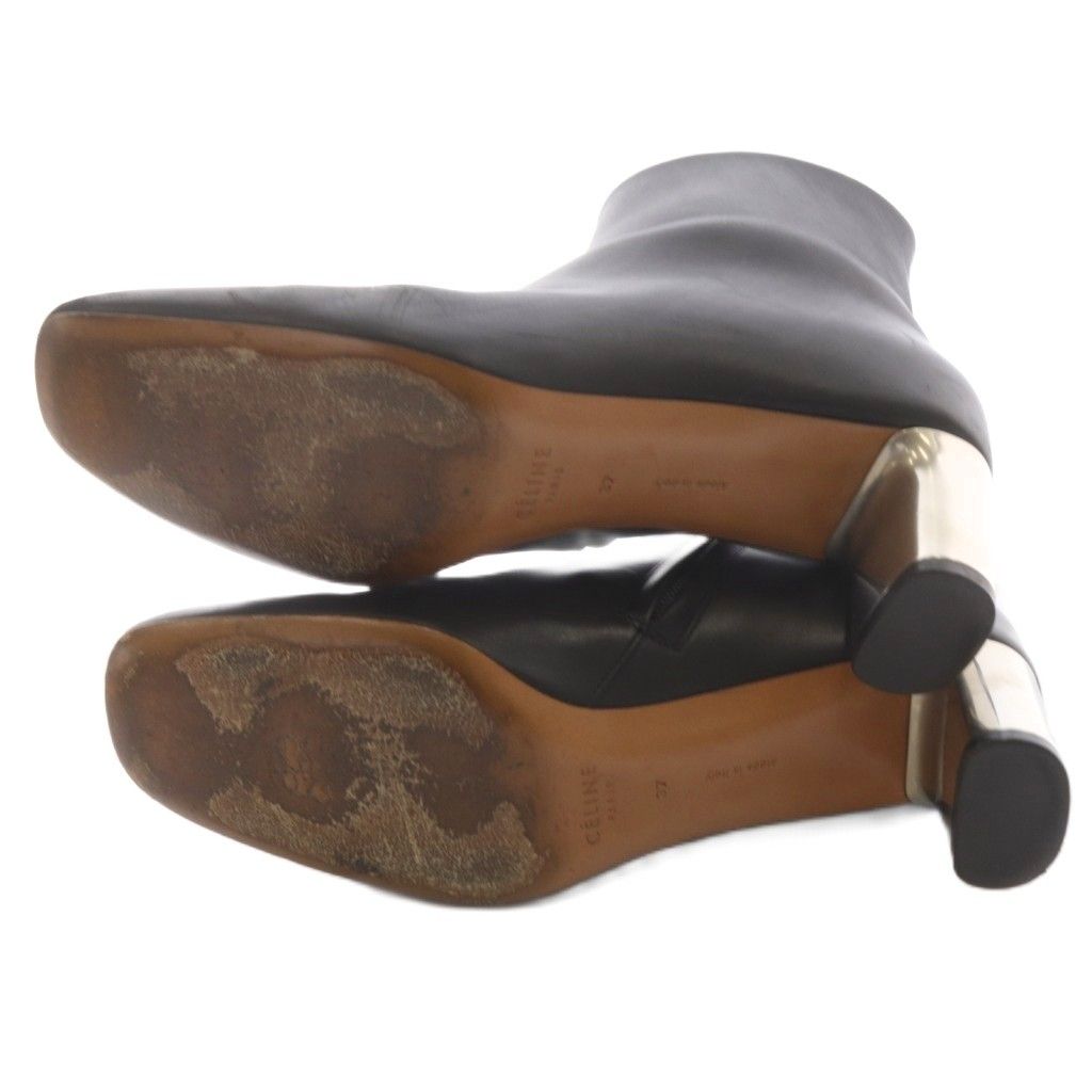 セリーヌ フィービー期 BAMBAM メタルヒール ショートブーツ レザー