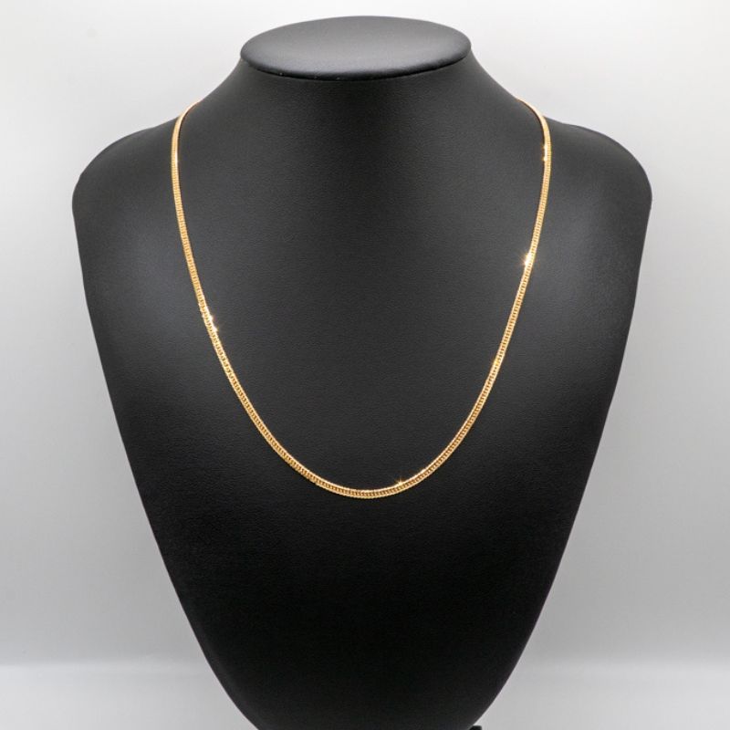 仕上げ K 18 18金 喜平ネックレス 6面カットダブル 50 cm 10 1 g 造幣局刻印あり ホールマーク