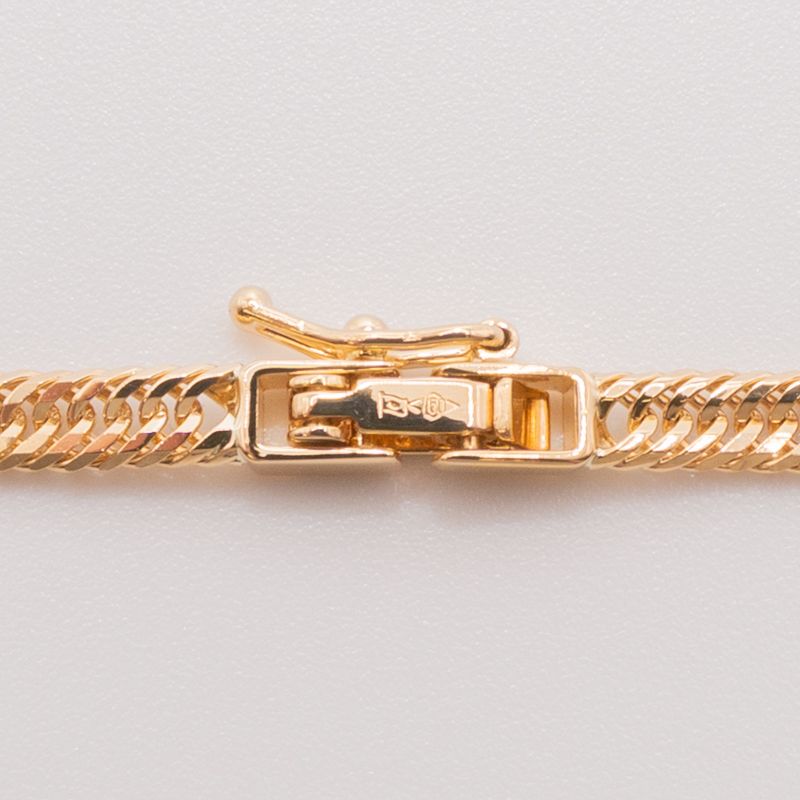  仕上げ K 18 18金 喜平ネックレス 12面カットトリプル 50 cm 12 5 g 造幣局刻印あり ホールマーク ネックレス アクセサリー