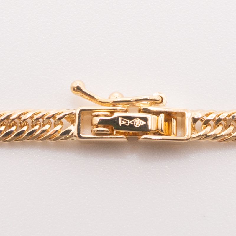  仕上げ K 18 18金 喜平ネックレス 12面カットトリプル 55 cm 13 6 g 造幣局刻印あり ホールマーク ネックレス アクセサリー