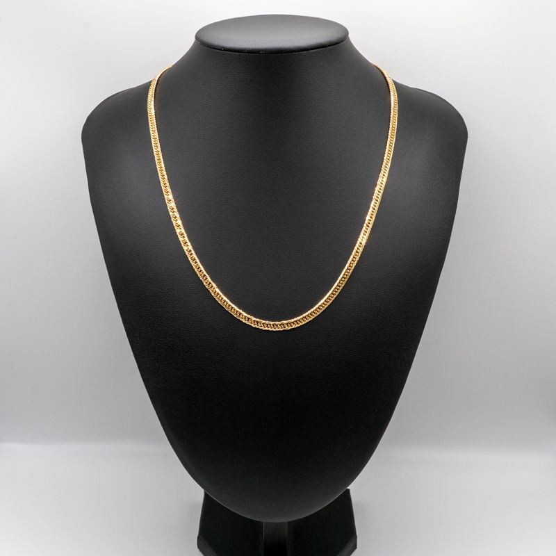 仕上げ K 18 18金 喜平ネックレス 14面Mカットトリプル 50 cm 20 5 g 造幣局刻印あり ホールマーク