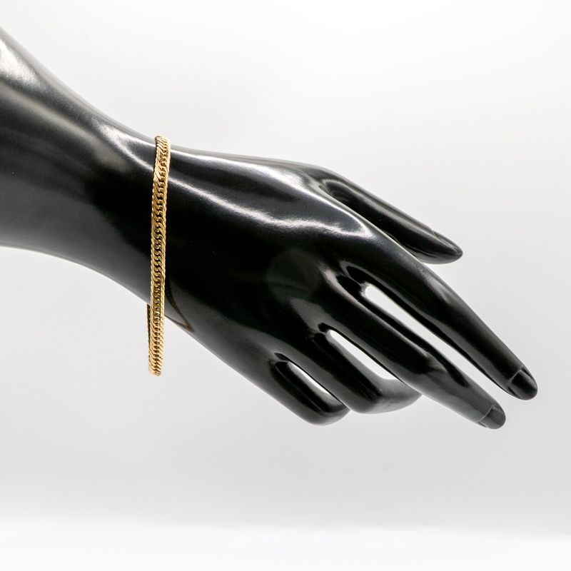 仕上げ K 18 18金 喜平ブレスレット 14面Mカットトリプル 20 cm 10 2 g 造幣局刻印あり ホールマーク