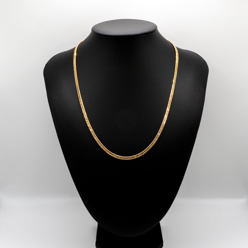 仕上げ K 18 18金 喜平ネックレス 12面カットトリプル 50 cm 14 4 g 三菱刻印＆造幣局刻印あり ホールマーク