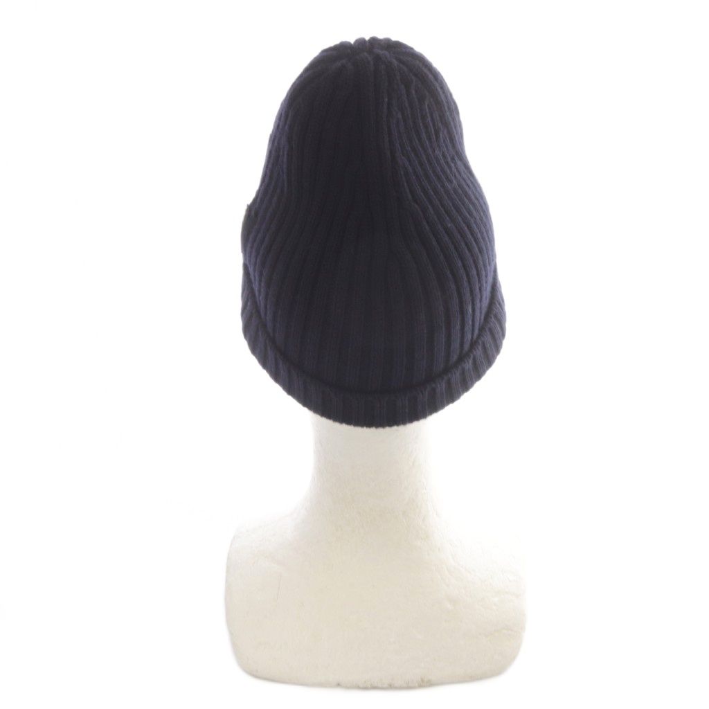 PRADA ニット帽 紺色 プラダ PRADA ニット帽 帽子 紺 ネイビー - メルカリ