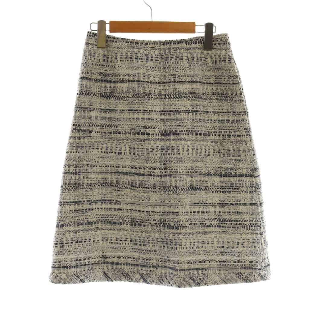ルネ rene ツイードスカート ルネ Rene ルネ ツイードスカート 36 白 ホワイト マルチカラー