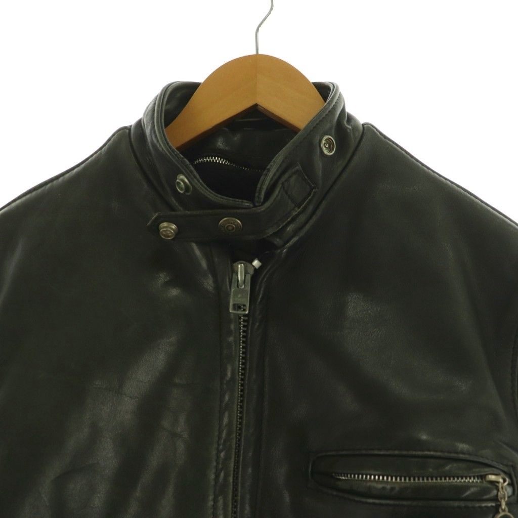 ショット SCHOTT ボアライナー付 アメリカ製 シングルライダース