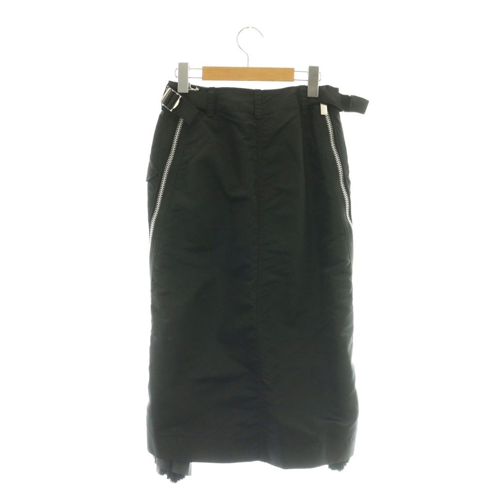 sacai ウール　タイトスカート サカイ sacai 22SS Nylon Twill Mix Skirt タイトスカート ロング 1