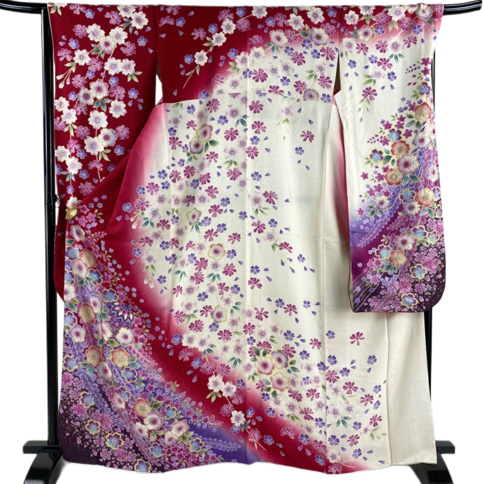 豪華振袖フルセット(7点)・袋帯・長襦袢・半衿・重ね衿・帯揚げ