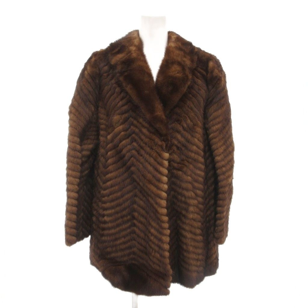 EMBA エンバ ファーコート 毛皮 ミンクファー シェアード ショート丈