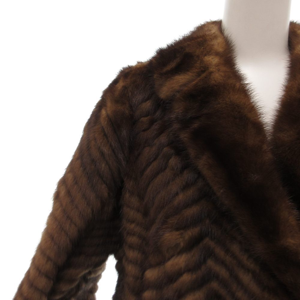 EMBA エンバ ファーコート 毛皮 ミンクファー シェアード ショート丈