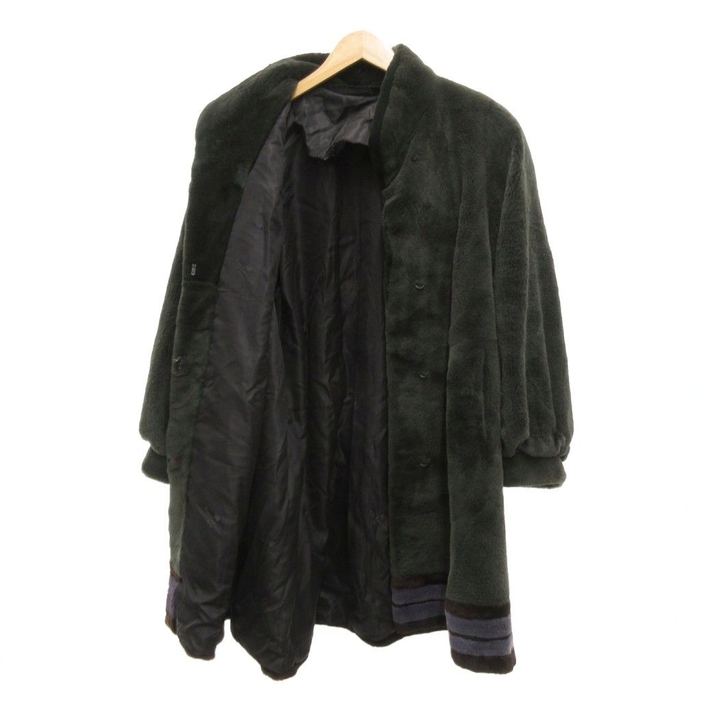 ギラロッシュ Guy Laroche ファーコート ミンク 毛皮 スタンドカラー
