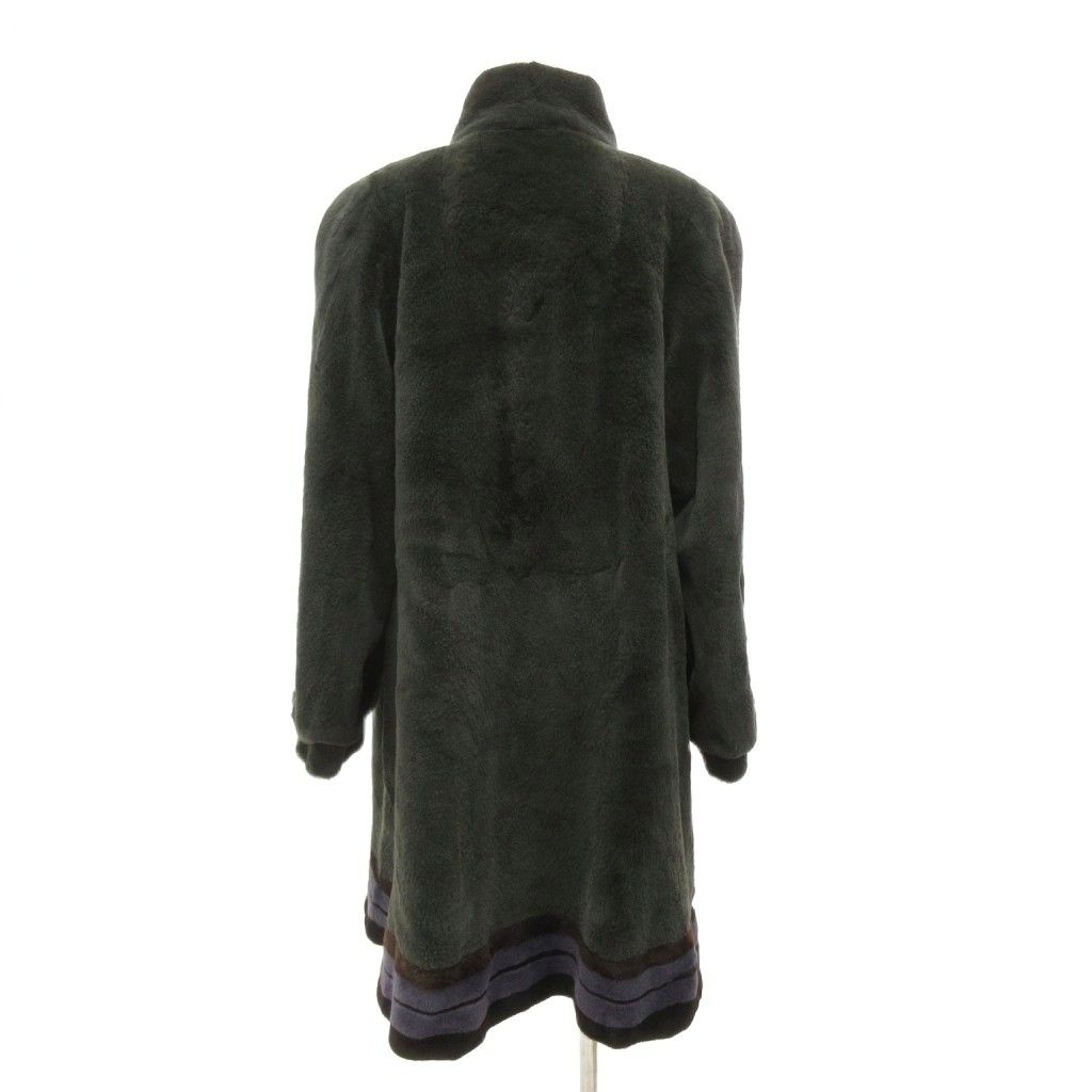 ギラロッシュ Guy Laroche ファーコート ミンク 毛皮 スタンドカラー