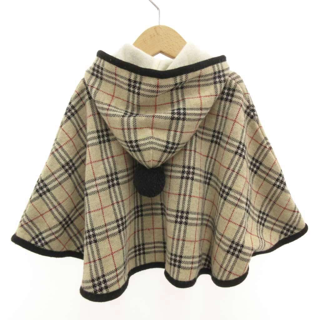 【3way】希少品　バーバリー　ポンチョ　ノバチェック　マント　カシミヤ混 3way】希少品バーバリーポンチョノバチェックマントカシミヤ混