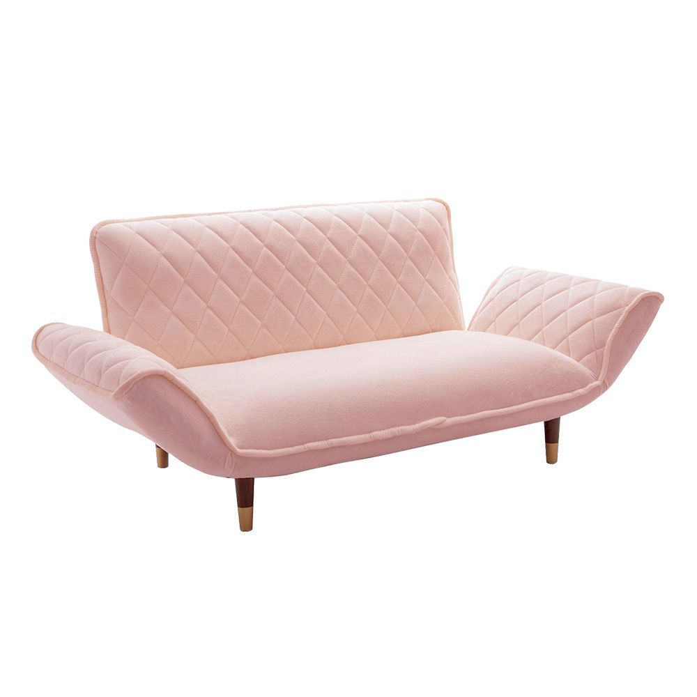 大人かわいい ダイヤモンドキルトカウチソファー 2人掛け Chammy チャミー SH 07 OKDK 2 P PKBR