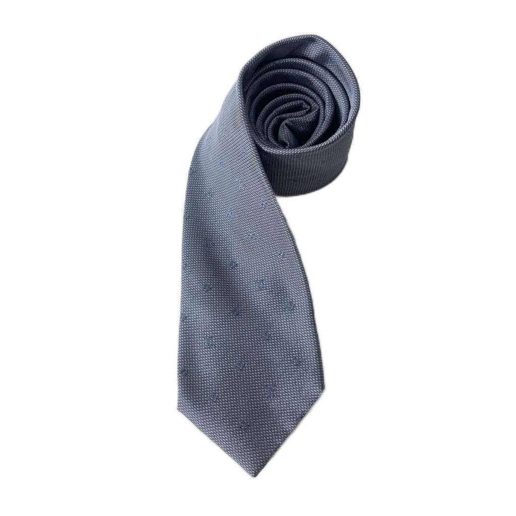 【美品】LOUIS VUITTON ネクタイ 最高級シルク　ブルー　シルバー 美品】LOUIS VUITTON ネクタイ 高級シルク ブルー - メルカリ