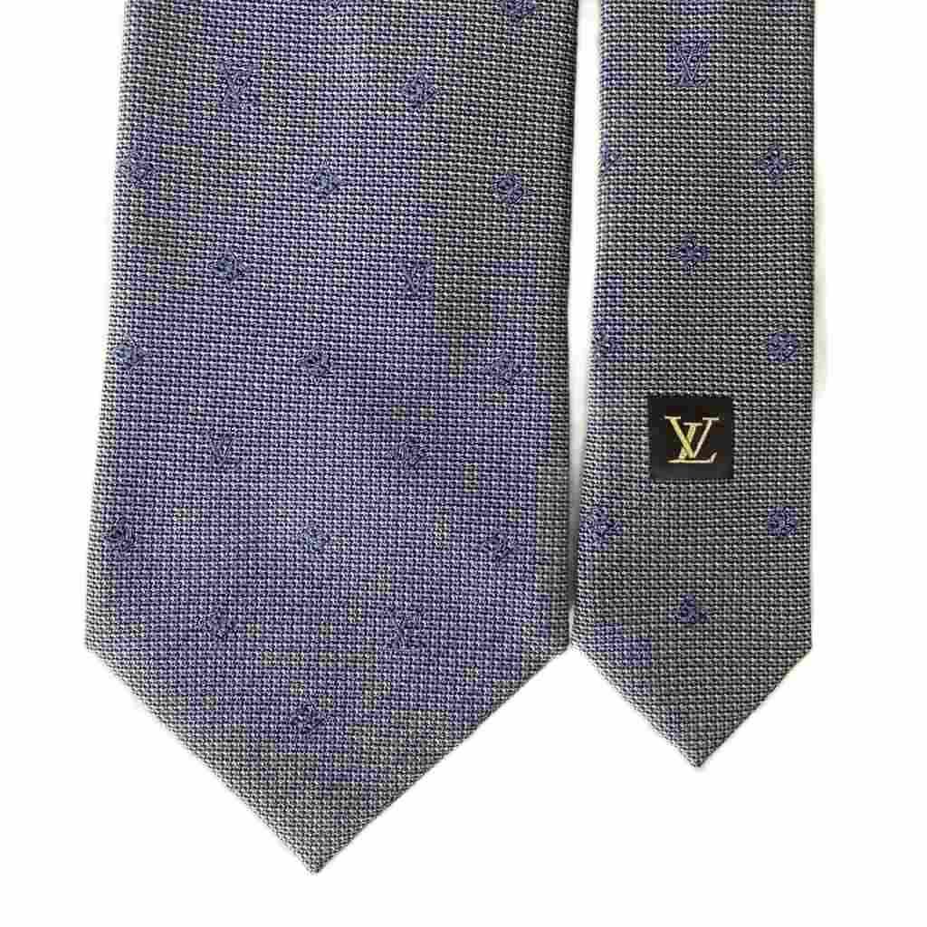 ルイヴィトン LOUIS VUITTON シルク ネクタイ ビジネス 総柄