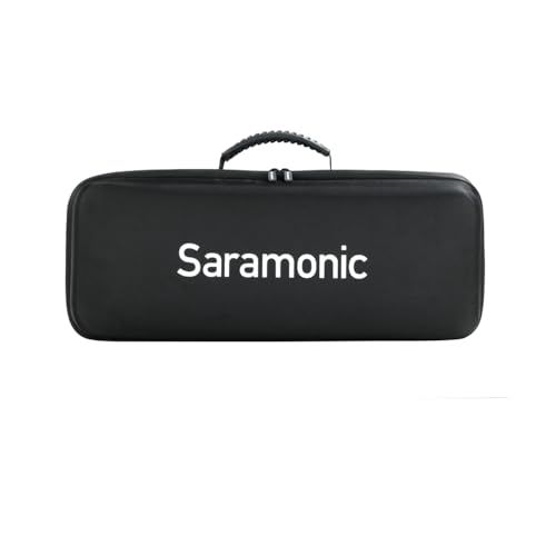Saramonic 1 9 GHz フルデュプレックスワイヤレスインカムシステム WiTalk 9用ソフトケース Lサイズ