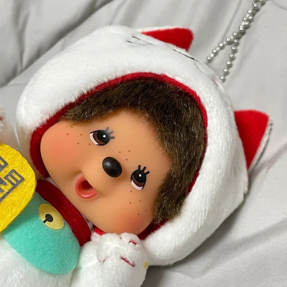 モンチッチ 복 幸運の猫 ぬいぐるみ キーホルダー キーチェーン