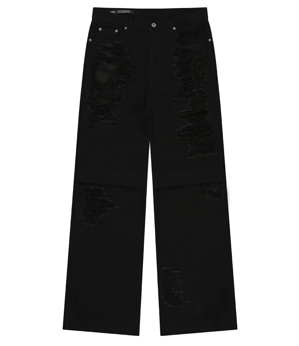 BOHEMSEO ボヘミアンソウル ニオオープン ワイドデニム ブラック