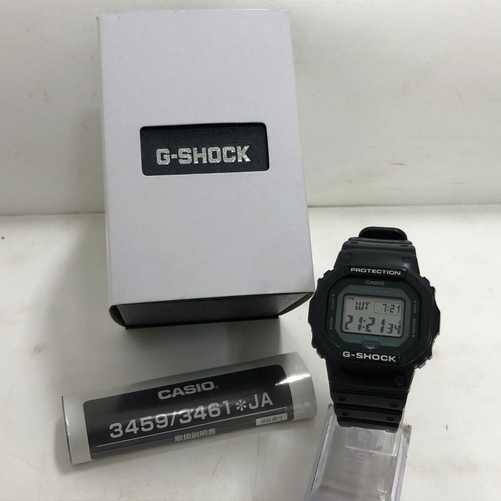 02w21848 ジーショック G-SHOCK 電波 タフソーラー ブラック タイ製