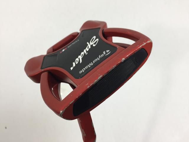 【中古ゴルフクラブ】テーラーメイド スパイダー ツアー レッド ダブルベンド パター 2018 オリジナルスチール パター【14日間返品OK】 返品OK 【中古ゴルフクラブ】テーラーメイド スパイダー ツアー レッド