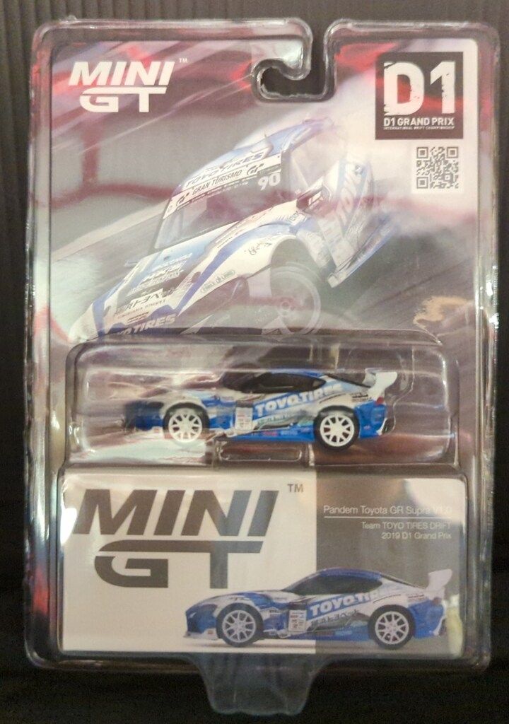 TSM 1/64 MINI GT Pandem GR スープラ V1.0 Team TOYO TIRES DRIFT D1