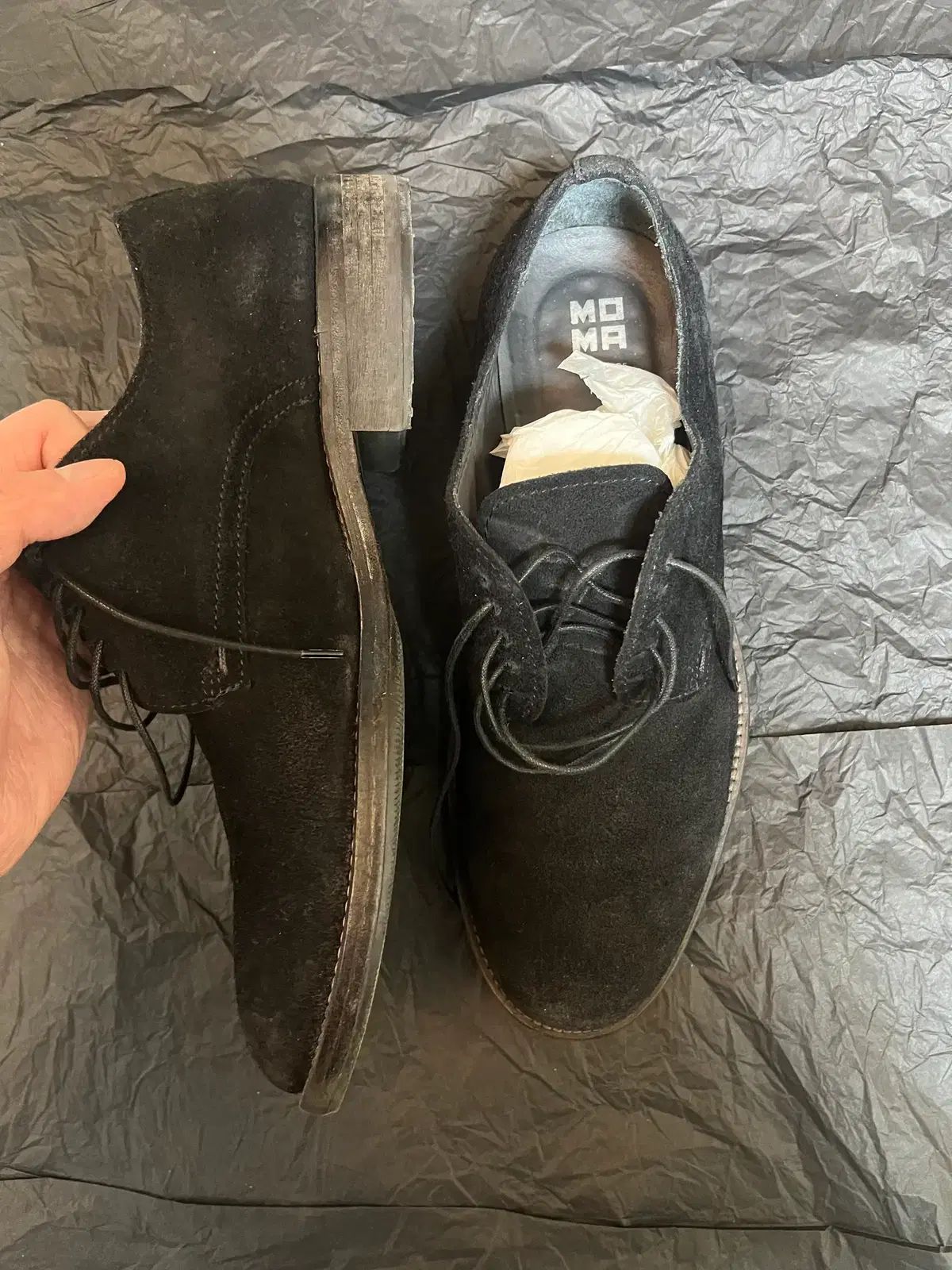 MOMA レースアップ スウェード ドビ シューズ EU 41