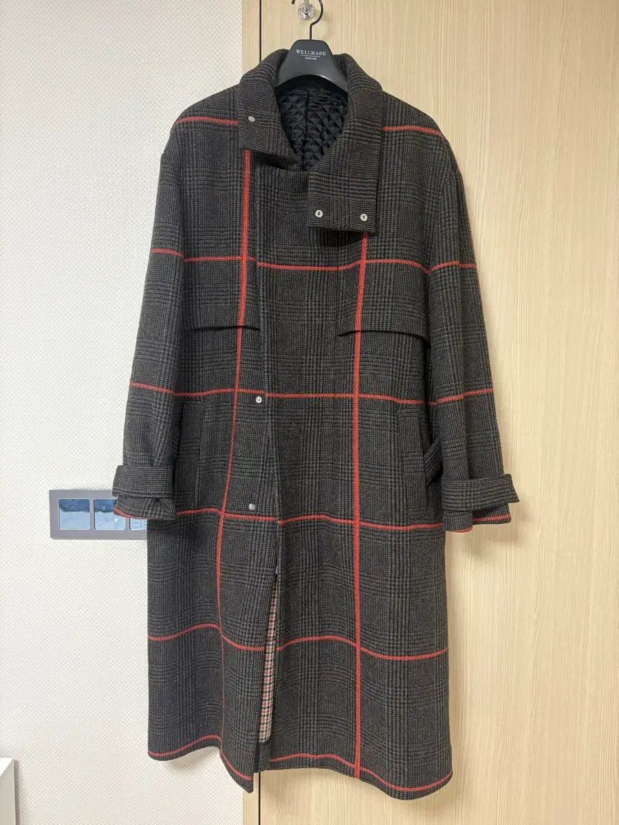 SYSTEM homme コレクション チェック ヘリンボーンコート