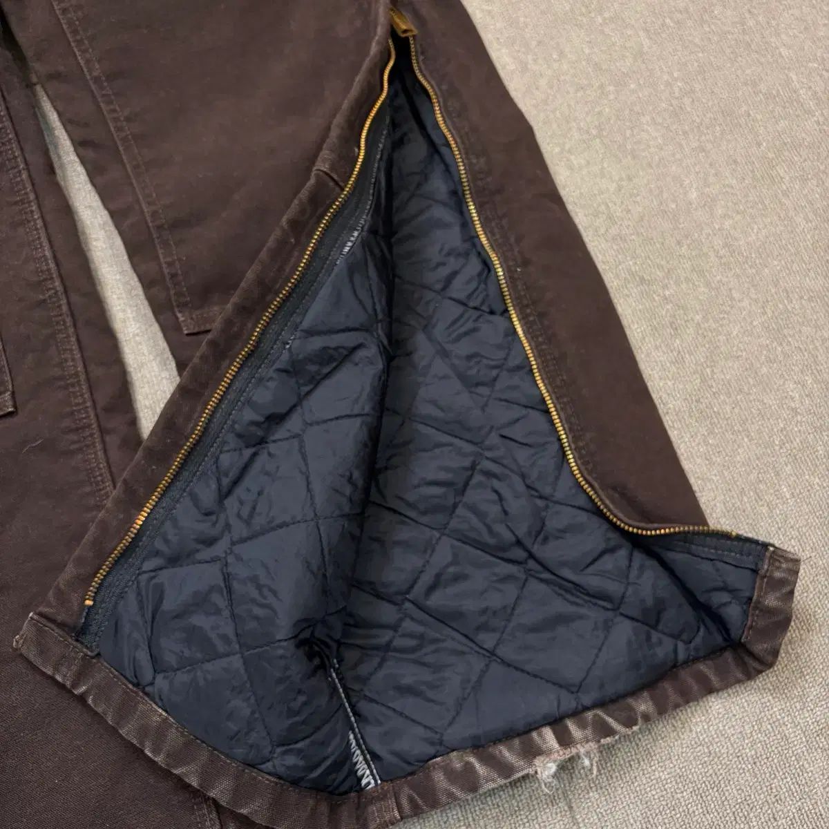 ダックパンツ キルティング