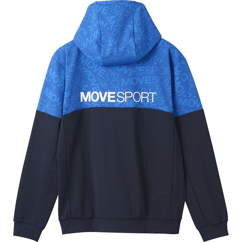 ムーブスポーツmovesport バックロゴ フルジップフーディ マルチSPWUP