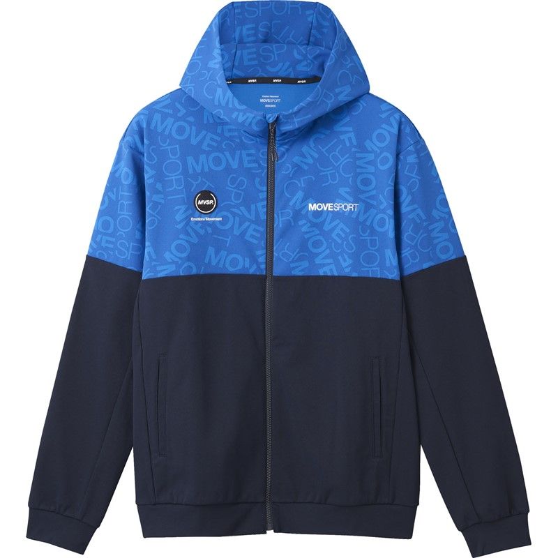 ムーブスポーツmovesport バックロゴ フルジップフーディ マルチSPWUP