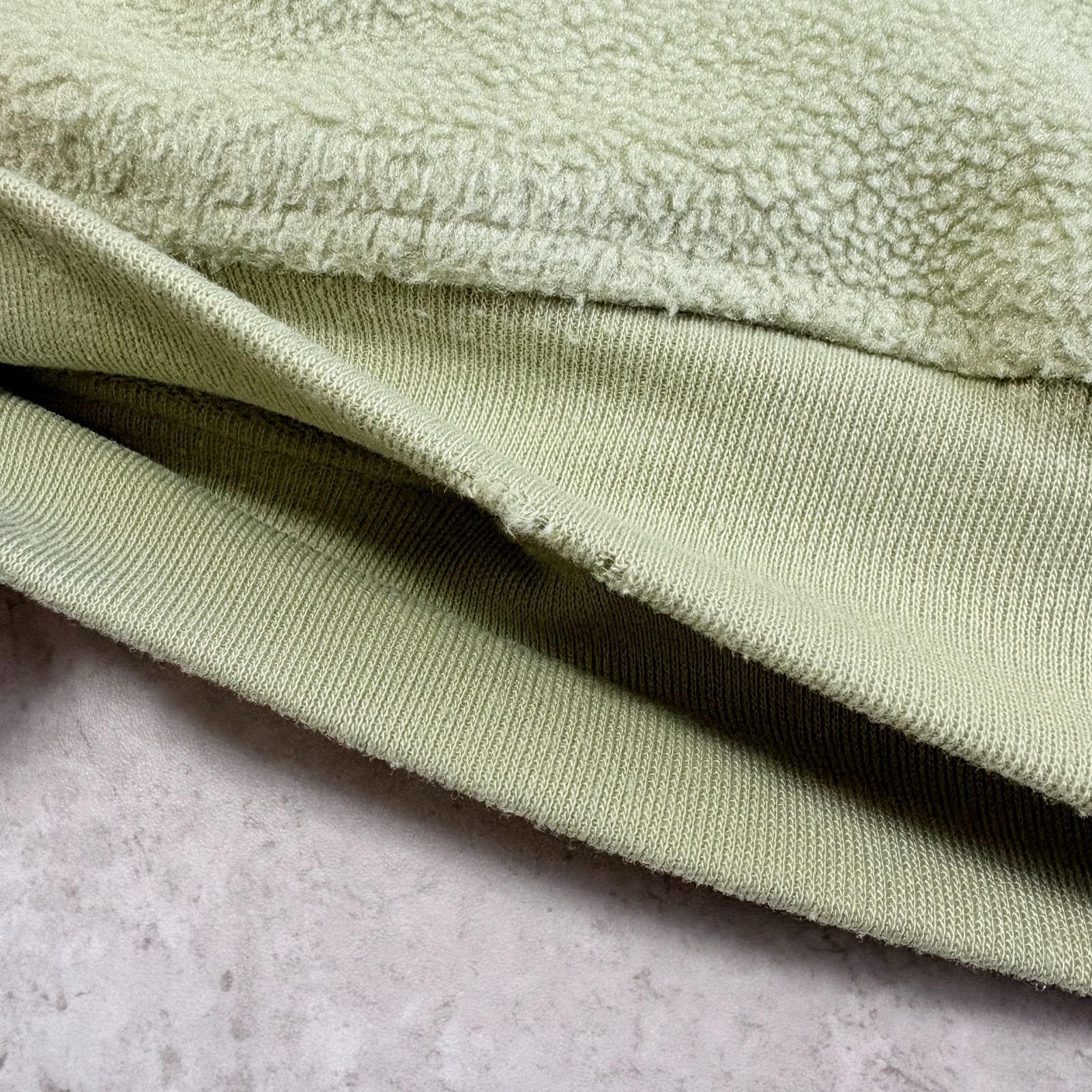 90s 1991年 USA製 patagonia Lightweight Synchilla Crew【pistachio 
