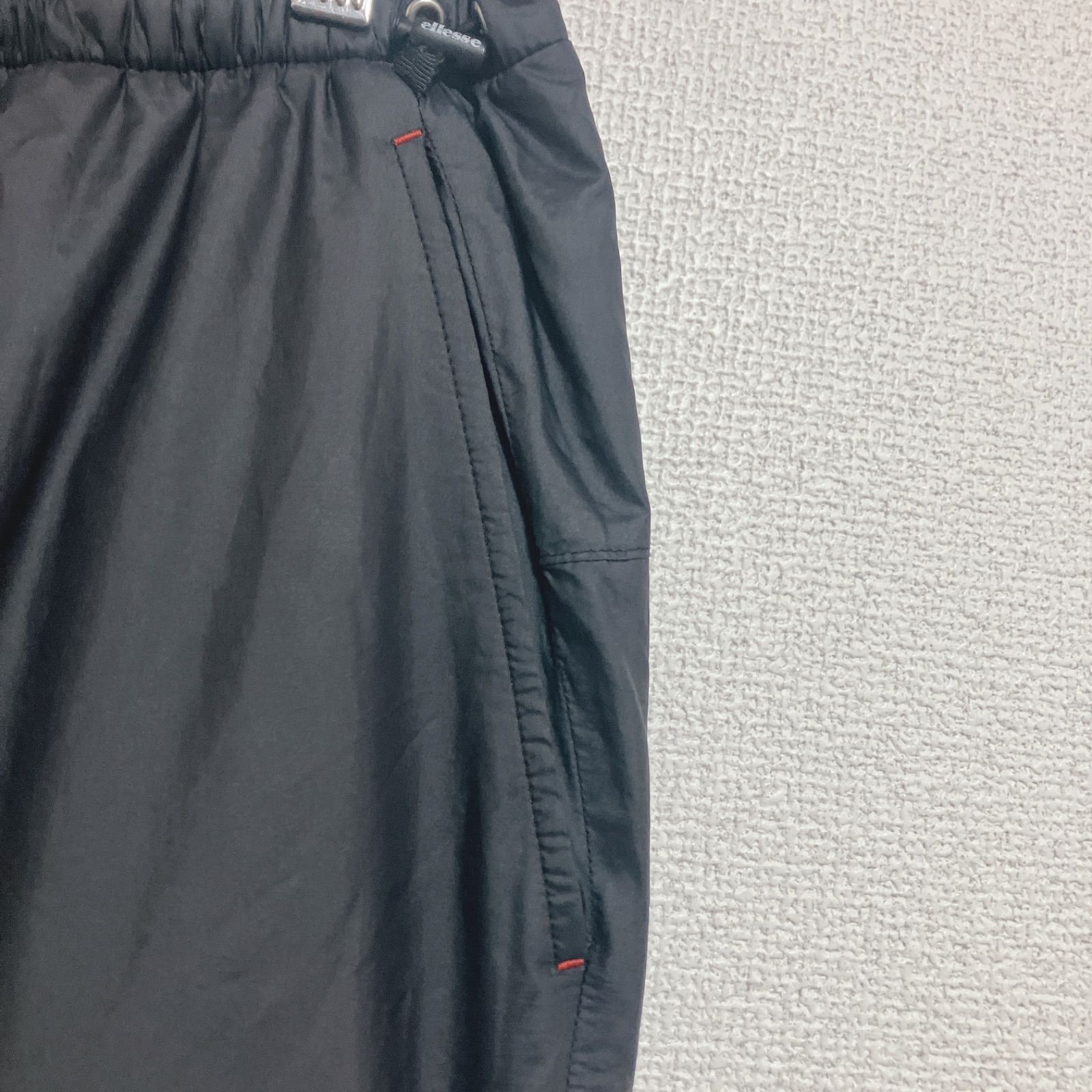 ロゴ刺繍】ellesse エレッセ ナイロンパンツ 黒 L - メルカリ
