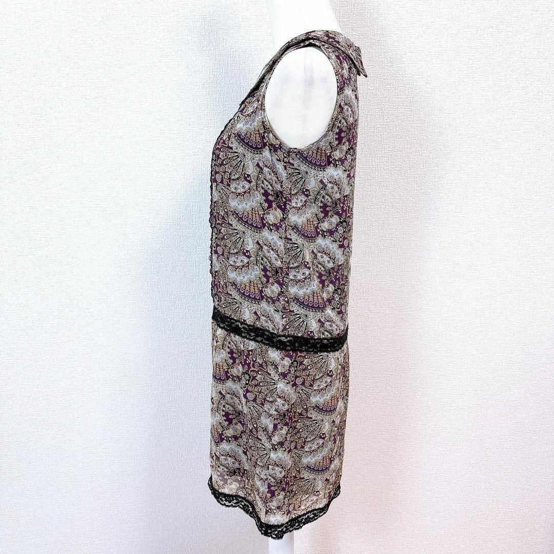 ノースリーブレースワンピース