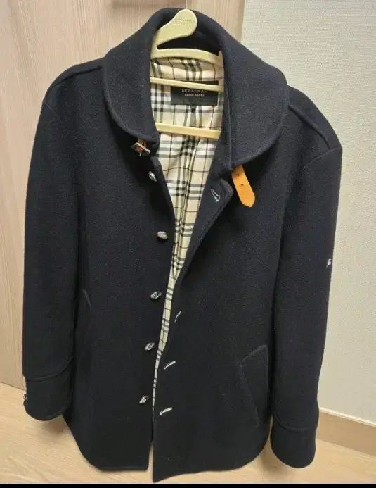 バーバリー ブラックレーベル ネイビー ピーコート