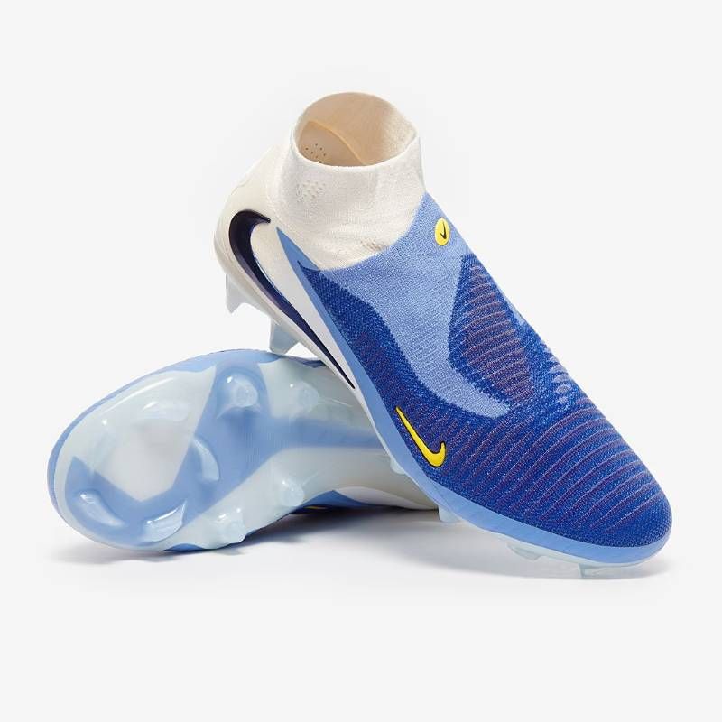 匿名配送 Nike サッカー スパイク Phantom 6 Elite High FG ブルー
