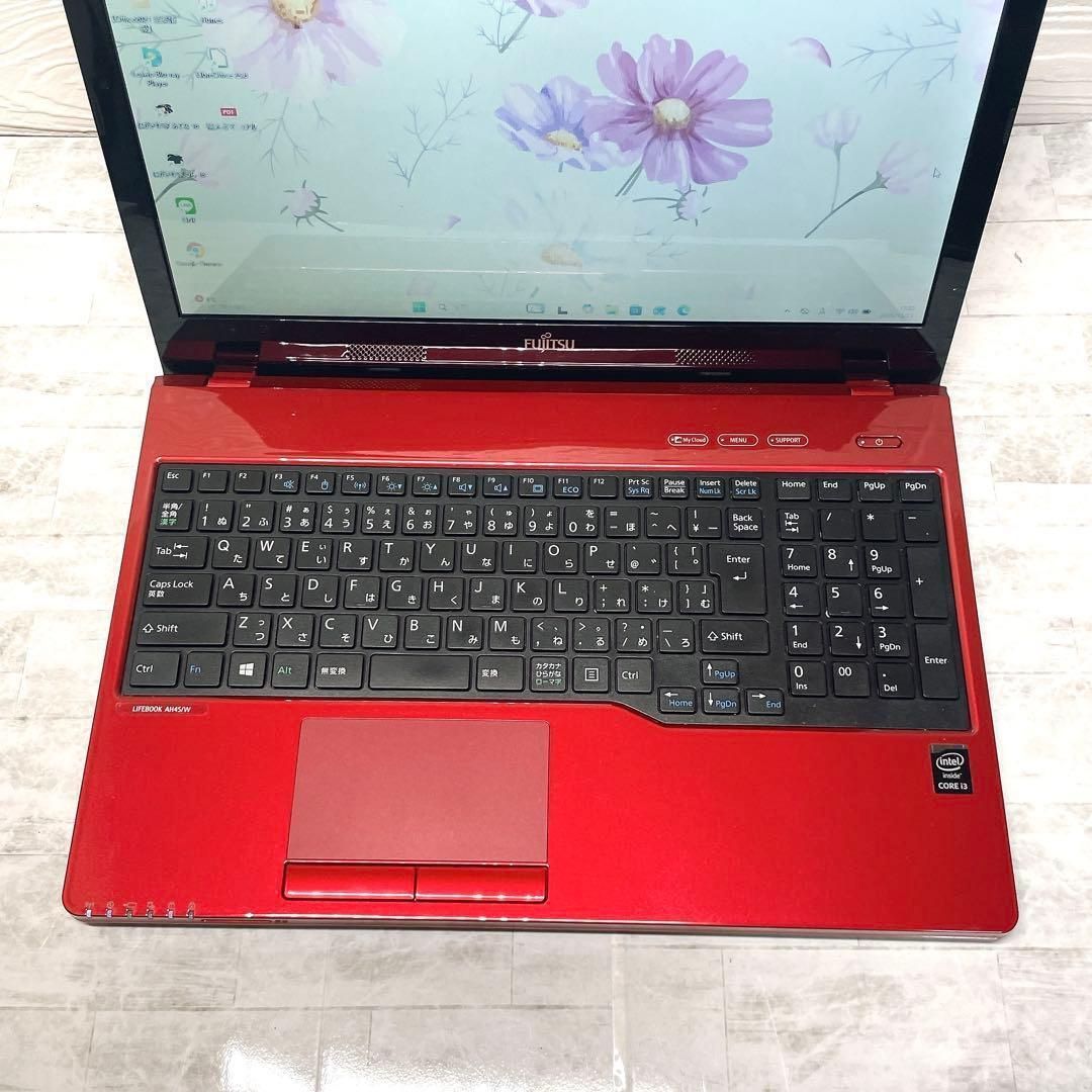 人気色✨ノートパソコン SSD 8GB 15.6型 カメラ 富士通 LIFEBOOK