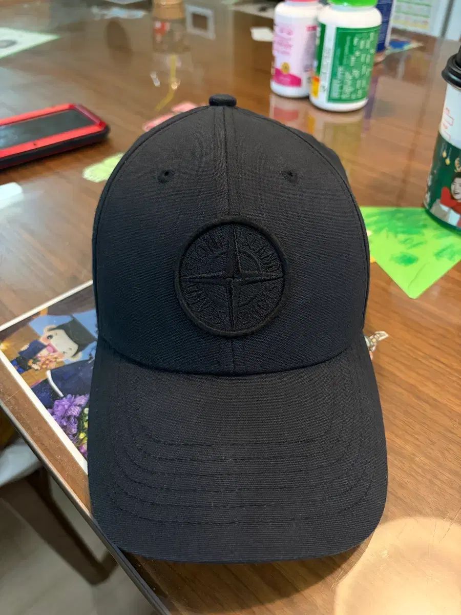 STONE ISLAND ストーンアイランド ブラック ベースボールキャップ UN