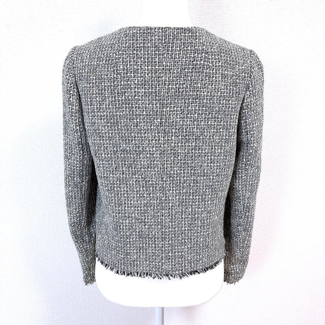 美品】Theory luxe ノーカラージャケット 38 ツイード - メルカリ